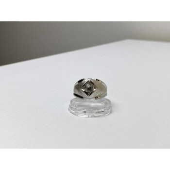 925 Sterling Silver CZ Ring Size 10
