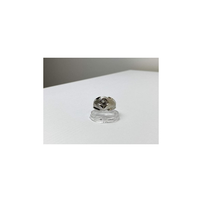 925 Sterling Silver CZ Ring Size 10