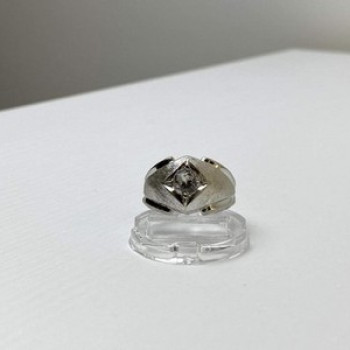 925 Sterling Silver CZ Ring Size 10