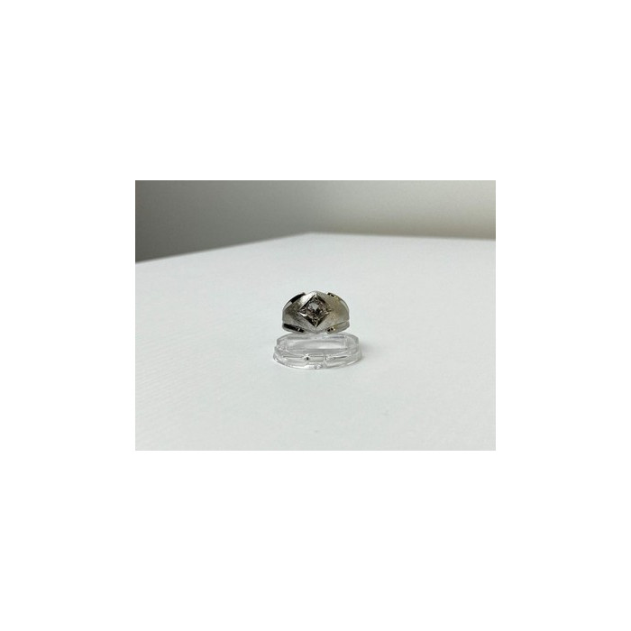 925 Sterling Silver CZ Ring Size 10