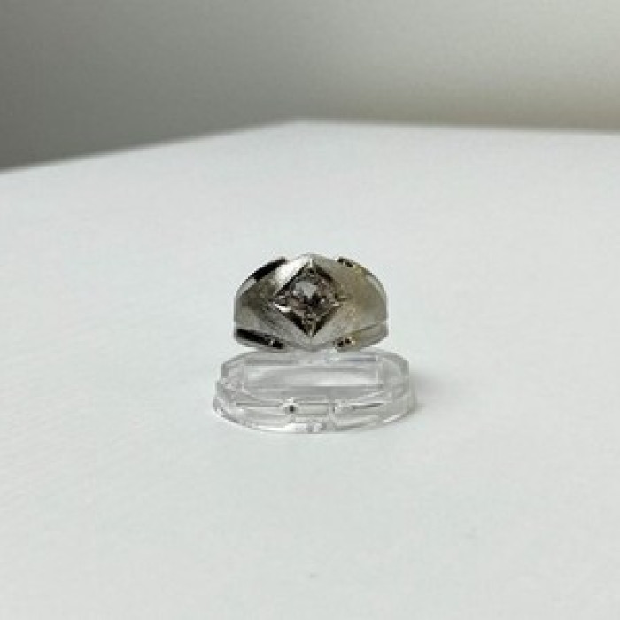 925 Sterling Silver CZ Ring Size 10