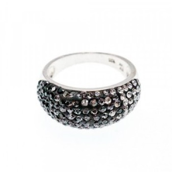 Beautiful 925 Sterling Silver CZ Ring Size 7