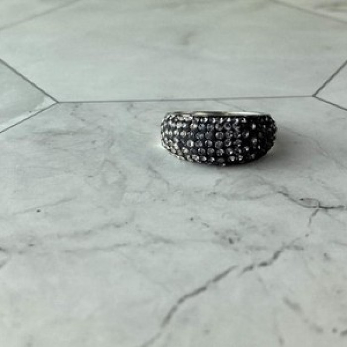Beautiful 925 Sterling Silver CZ Ring Size 7