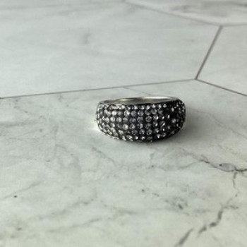 Beautiful 925 Sterling Silver CZ Ring Size 7