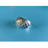 925 Sterling Silver Multi Gemstones Ring Size 7
