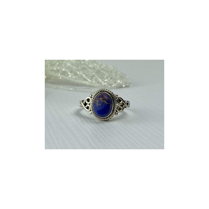 Vintage 925 Sterling Silver Jasper Ring Size 9.5