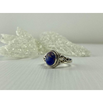 Vintage 925 Sterling Silver Jasper Ring Size 9.5