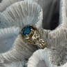 925 Sterling Silver Topaz Ring Size 7