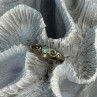 Vintage 925 Sterling Silver Opal Ring Size 8