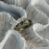 Vintage 925 Sterling Silver Opal Ring Size 8