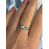 Vintage 925 Sterling Silver Opal Ring Size 8