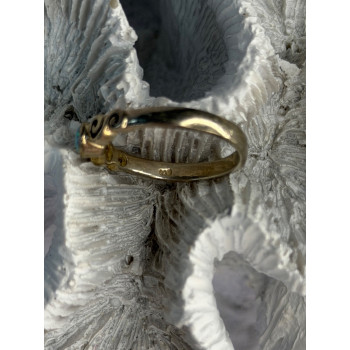 Vintage 925 Sterling Silver Opal Ring Size 8