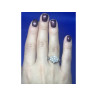 925 Sterling Silver CZ Ring Size 6.5