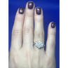 925 Sterling Silver CZ Ring Size 6.5