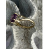925 Sterling Silver Amethyst Ring Size 7