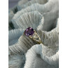 925 Sterling Silver Amethyst Ring Size 7