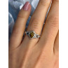 925 Sterling Silver Citrine Ring Size 7