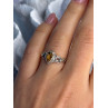 925 Sterling Silver Citrine Ring Size 7