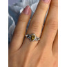 925 Sterling Silver Citrine Ring Size 7