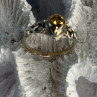 925 Sterling Silver Citrine Ring Size 7