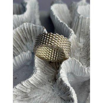 Elegant Unique Design 925 Sterling Silver Ring Size 6