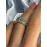 Elegant Unique Design 925 Sterling Silver Ring Size 6