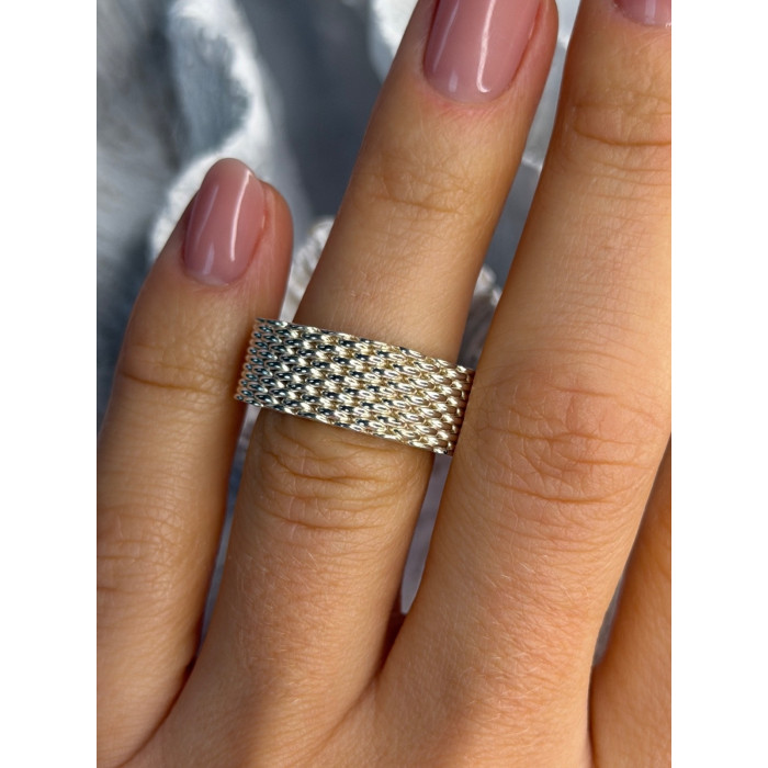 Elegant Unique Design 925 Sterling Silver Ring Size 6