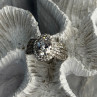 Beautiful 925 Sterling Silver Cz Ring Size 8
