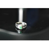 925 Sterling Silver Emerald Ring Size 9.5