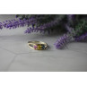 925 Sterling Silver Multicolor CZ Ring Size 9.5