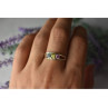 925 Sterling Silver Multicolor CZ Ring Size 9.5