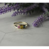 925 Sterling Silver Multicolor CZ Ring Size 9.5