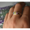 925 Sterling Silver Multicolor CZ Ring Size 9.5