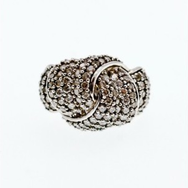 925 Sterling Silver CZ Ring Size 6.5