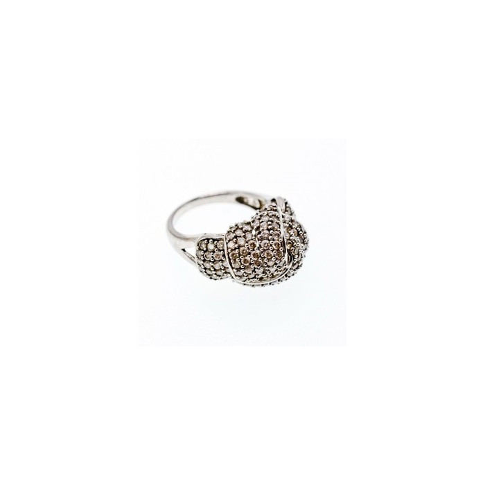 925 Sterling Silver CZ Ring Size 6.5