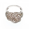 925 Sterling Silver CZ Ring Size 6.5