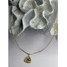 925 Sterling Silver Gold Plated Garnet Flower Necklace