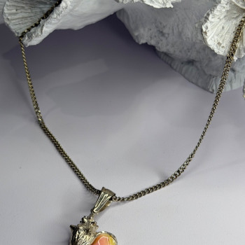 925 Sterling Silver Conch Shell Necklace