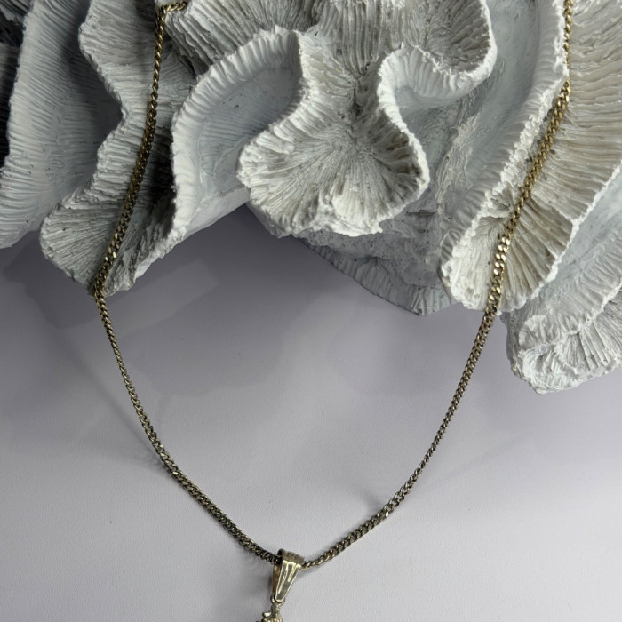 925 Sterling Silver Conch Shell Necklace