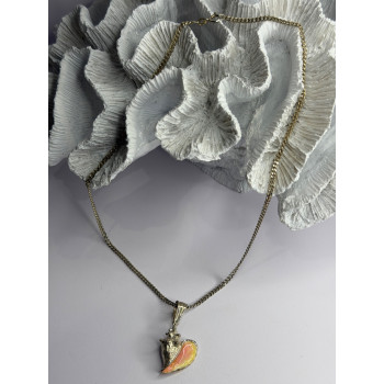 925 Sterling Silver Conch Shell Necklace