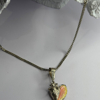 925 Sterling Silver Conch Shell Necklace