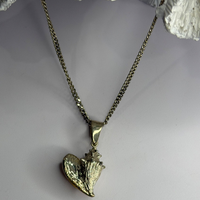 925 Sterling Silver Conch Shell Necklace