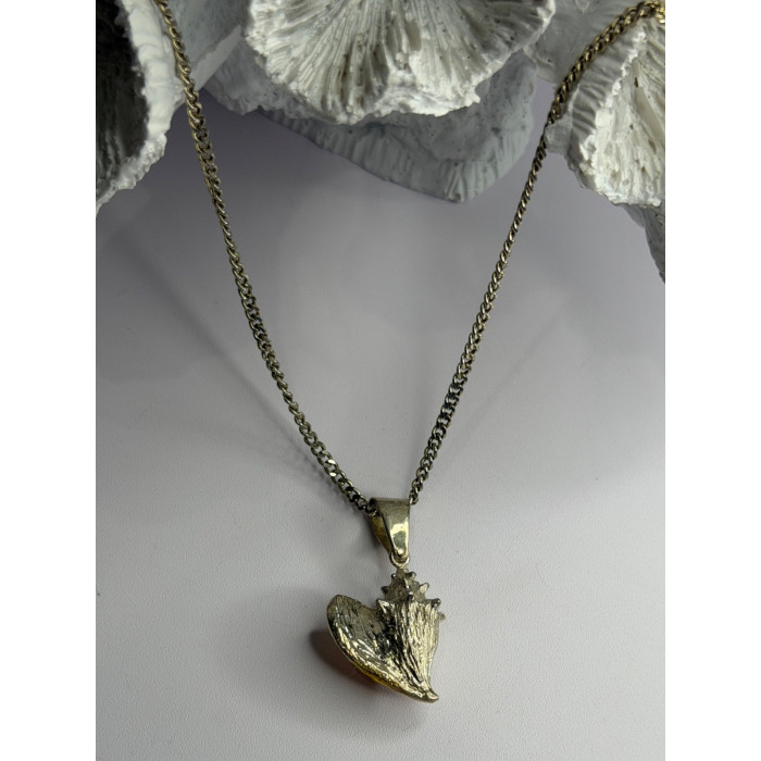 925 Sterling Silver Conch Shell Necklace