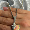 925 Sterling Silver Conch Shell Necklace