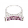 925 Sterling Silver CZ Ring Size 10.5