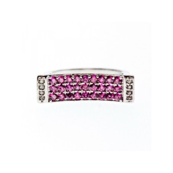 925 Sterling Silver CZ Ring Size 10.5