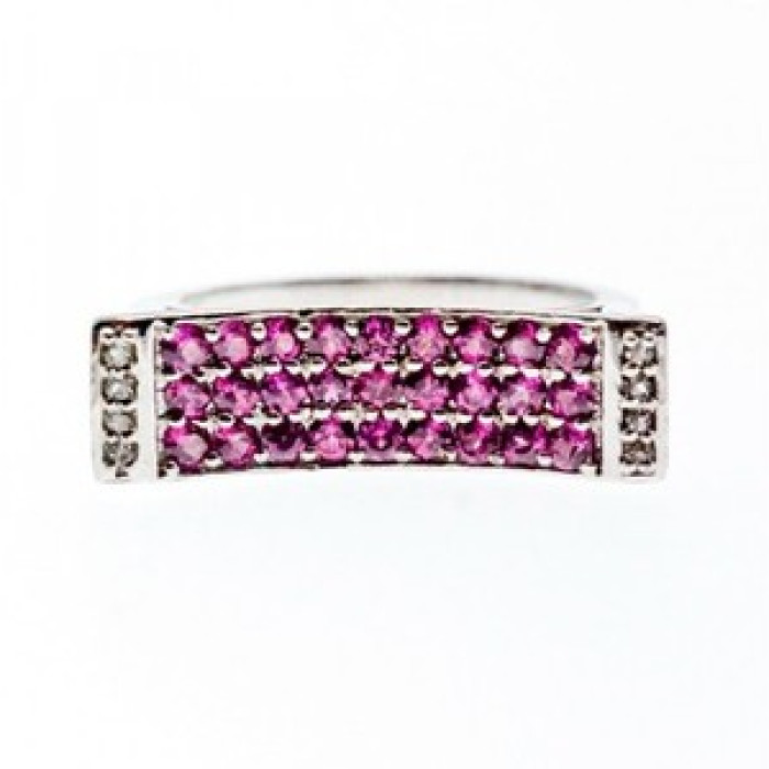 925 Sterling Silver CZ Ring Size 10.5