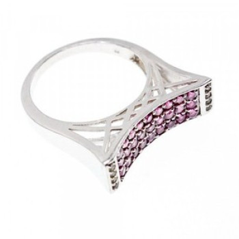 925 Sterling Silver CZ Ring Size 10.5