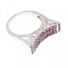 925 Sterling Silver CZ Ring Size 10.5