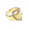 925 Sterling Silver Gold Plated CZ 